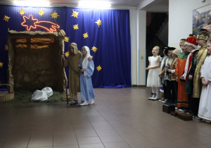 Jasełka w wykonaniu uczniów IIIB