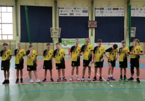 Uczniowie zwycięskiej drużyny SP nr 1