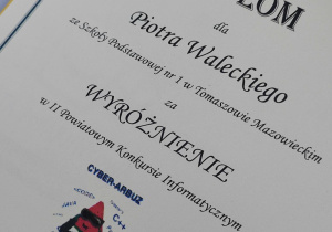 Laureat konkursu Piotr Walecki