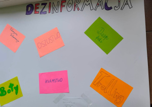 Lekcja o dezinformacji w klasach 6 - 8
