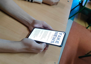 Lekcja o dezinformacji w klasach 6 - 8