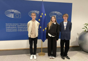 Uczniowie Jedynki w Parlamencie Europejskim
