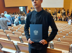 Mikołaj z VIIId laureat Wojewódzkiego Konkursu Przedmiotowego z Historii