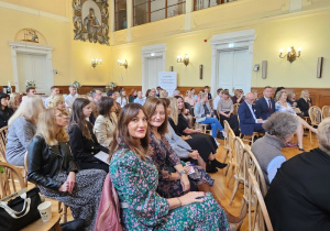 Przedstawiciele szkoły podczas konferencji oświatowej pt. "Technologia jest dla ludzi, a nie ludzie dla technologii"