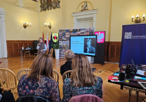 Przedstawiciele szkoły podczas konferencji oświatowej pt. "Technologia jest dla ludzi, a nie ludzie dla technologii"