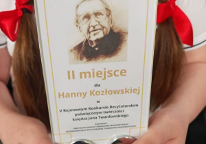 Nagroda w konkursie recytatorskim