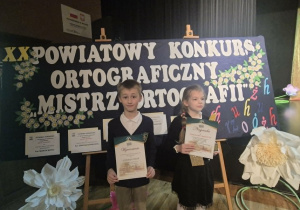 Laureaci konkursu ortograficznego