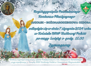 Rozstrzygnięcie konkursu "ANIOŁEK - BOŻONARODZENIOWA OZDOBA" 7 stycznia 2024r.