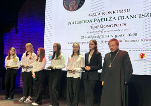 Uczniowie JEDYNKI na gali wręczenia Nagrody Papieża Franciszka