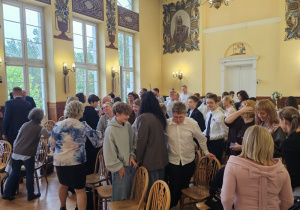 Przedstawiciele szkoły podczas konferencji oświatowej pt. "Technologia jest dla ludzi, a nie ludzie dla technologii"