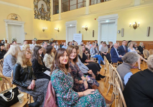 Przedstawiciele szkoły podczas konferencji oświatowej pt. "Technologia jest dla ludzi, a nie ludzie dla technologii"
