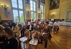 Przedstawiciele szkoły podczas konferencji oświatowej pt. "Technologia jest dla ludzi, a nie ludzie dla technologii"