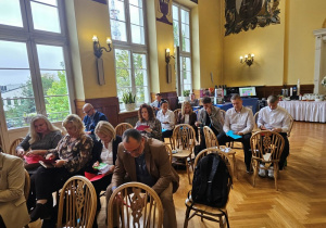 Przedstawiciele szkoły podczas konferencji oświatowej pt. "Technologia jest dla ludzi, a nie ludzie dla technologii"