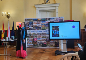 Przedstawiciele szkoły podczas konferencji oświatowej pt. "Technologia jest dla ludzi, a nie ludzie dla technologii"
