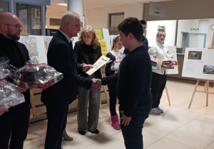 Uczeń szkoły - Filip - wyróżnienie w konkursie